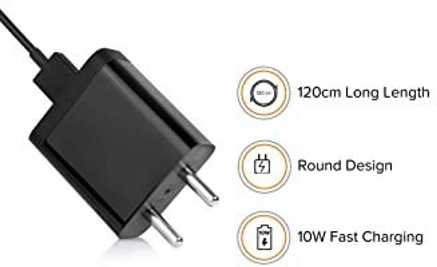 XIAOMI 2A FAST CHARGER WITH CABLE