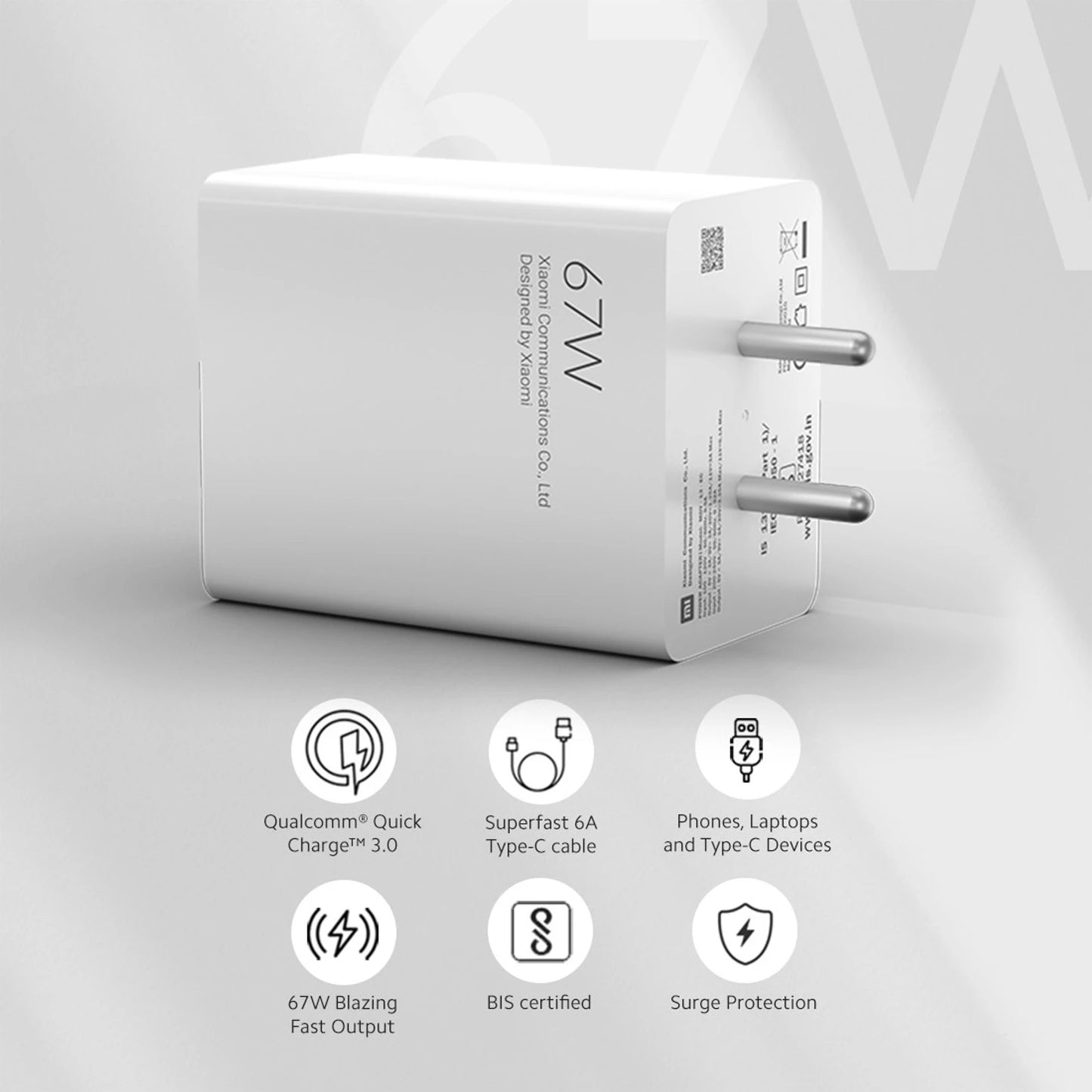 XIAOMI 67W SONIC CHARGER