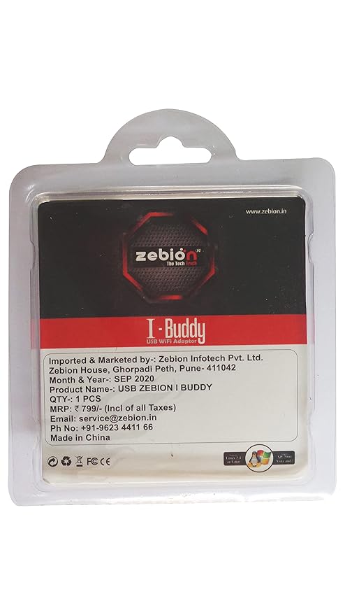 ZEBION WIFI ADAPTER