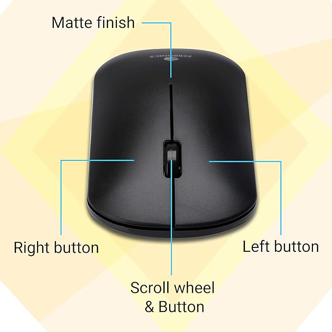 ZEBRONICS DAZZLE WLESS MOUSE
