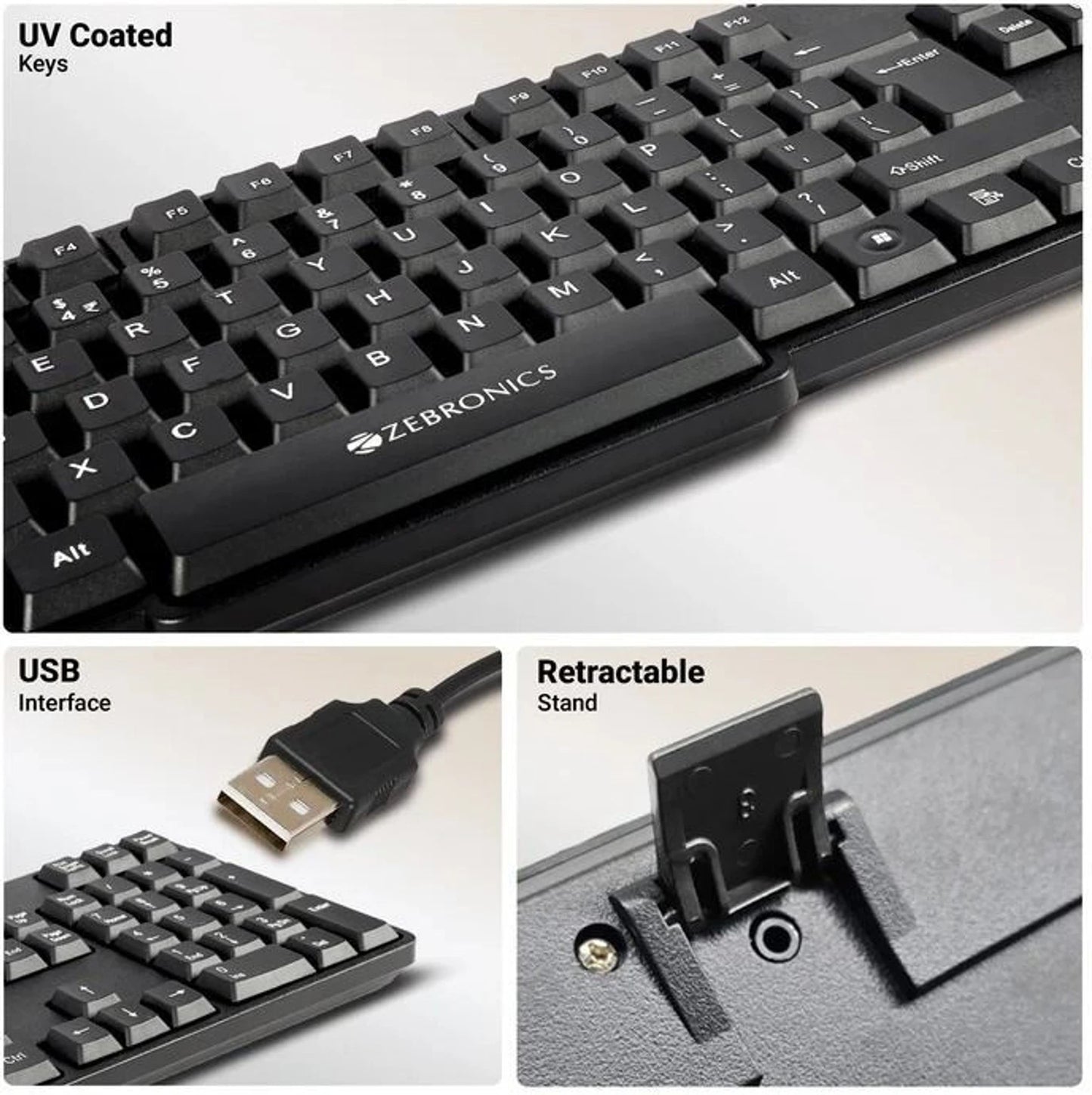 ZEBRONICS K65 WIRED KEYBOARD