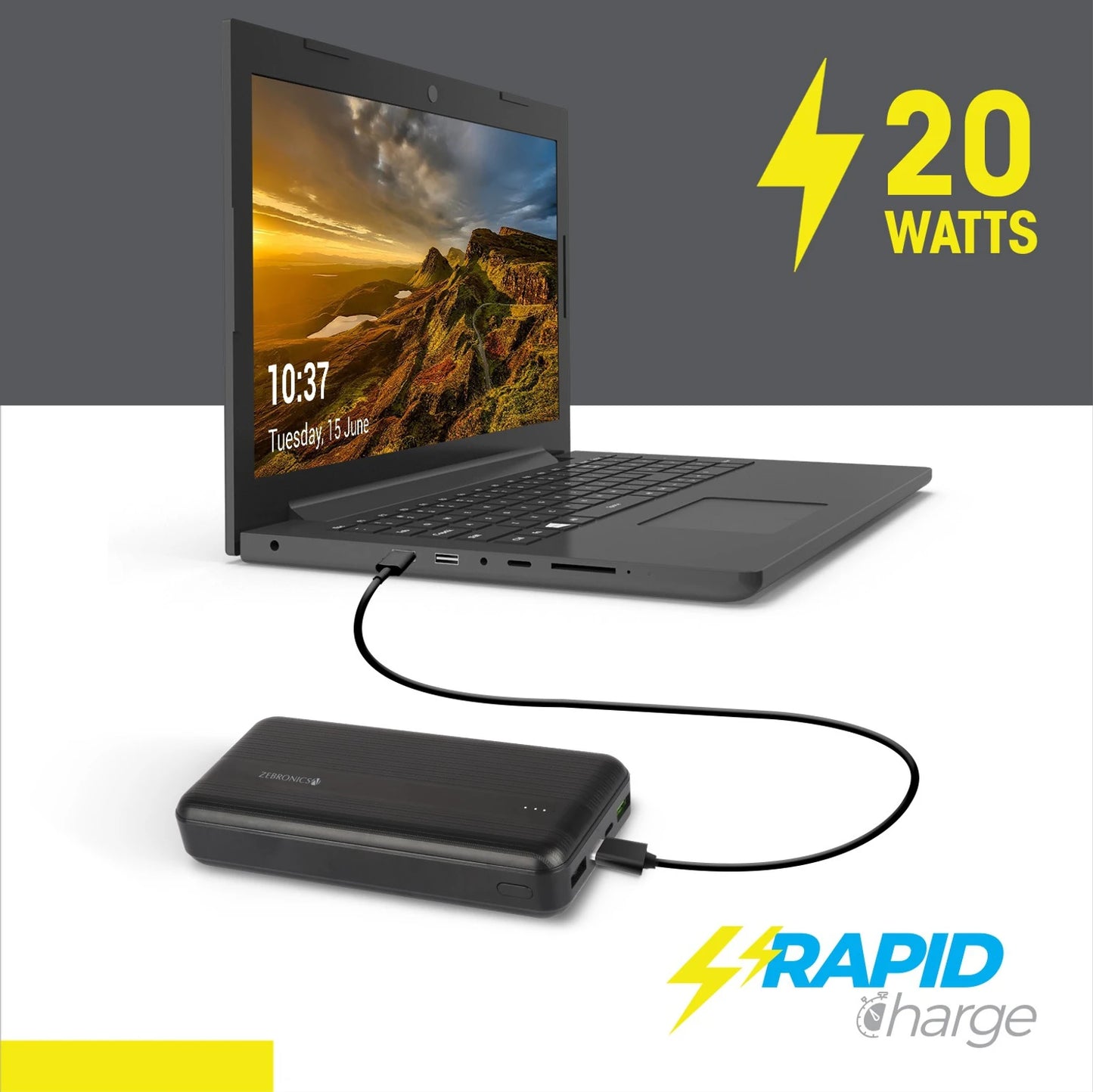ZEBRONICS POWERBANK 20000MAH PB R5
