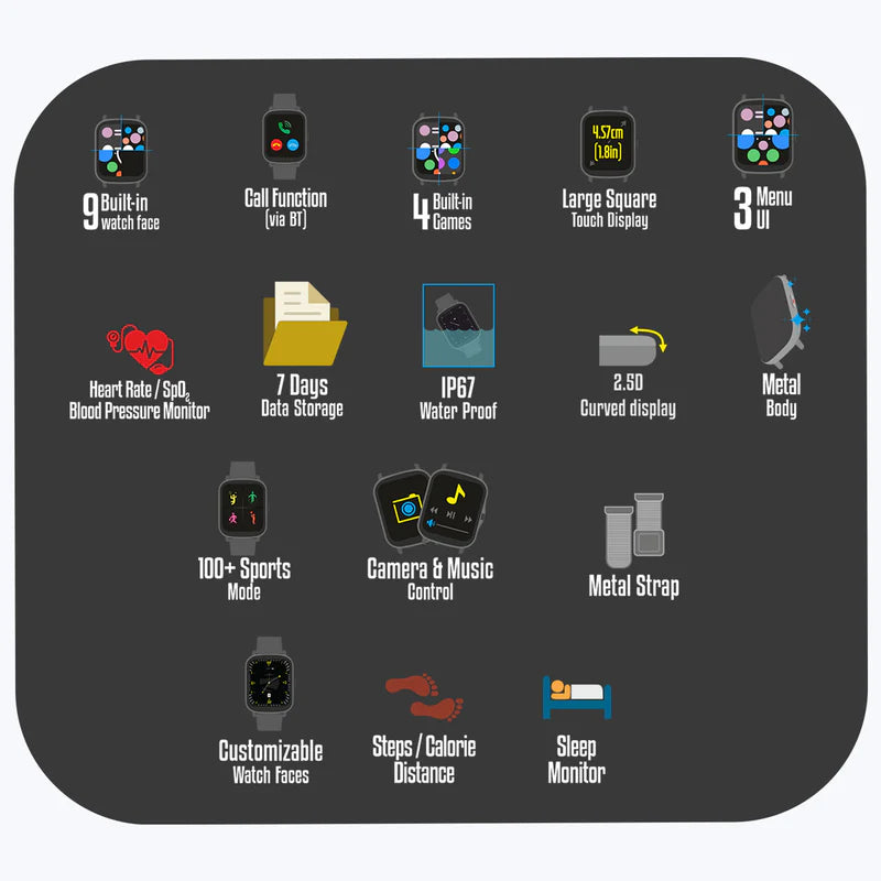 ZEBRONICS UNBEATABLE SMART WATCH