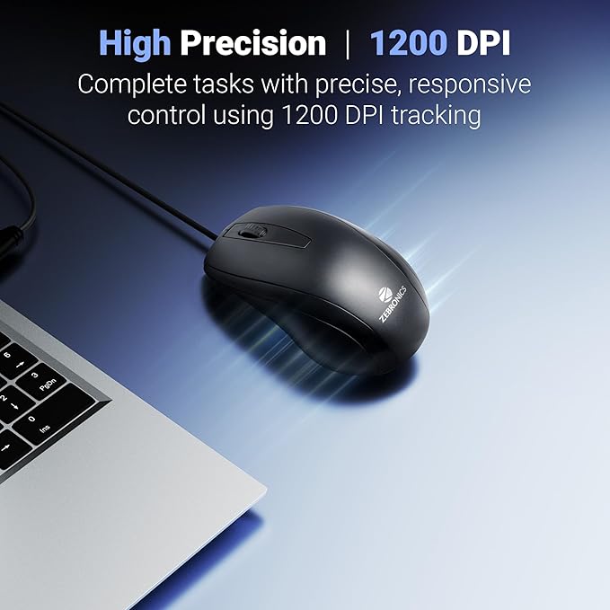 ZEBRONICS USB OPTICAL MOUSE ALEX
