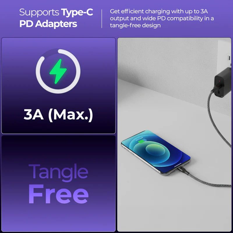 ZEBRONICS USB TO 8PIN CABLE